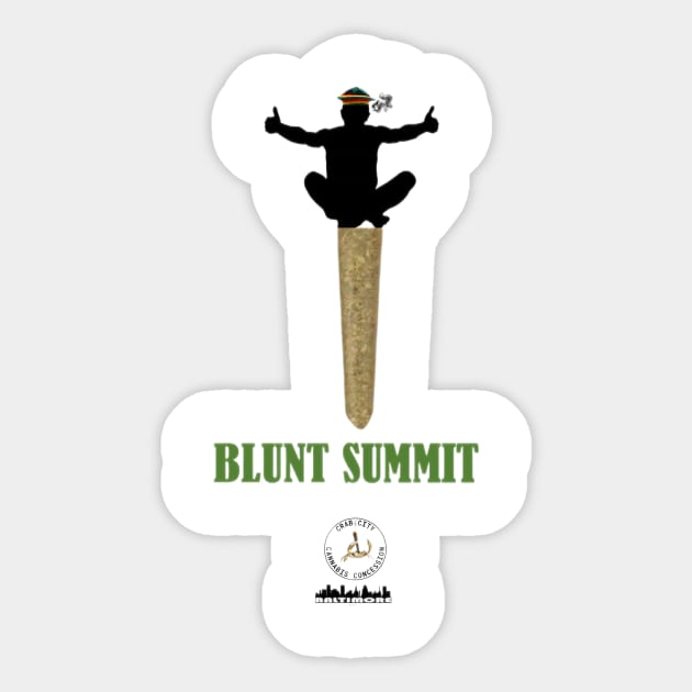 Blunt Summit Sticker by Crab City Cannabis Concession